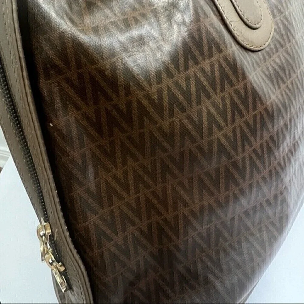 Mario Valentino Brown Satchel Bag